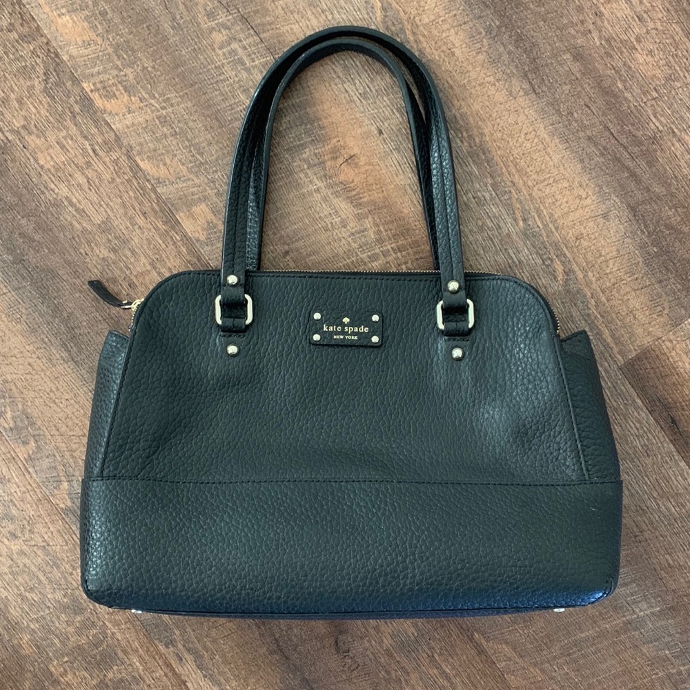 Kate Spade black pebble leather purse
